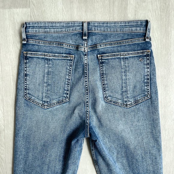 Rag & Bone Nina High Rise Ankle Skinny Jeans Norwalk Wash Size 29 - Picture 6 of 13